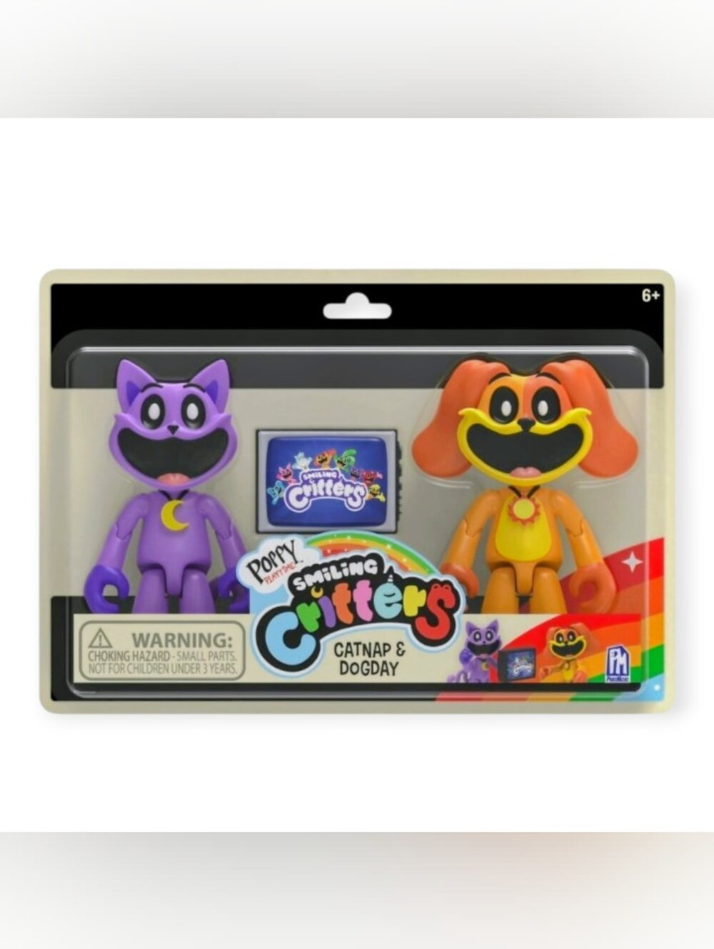 Poppy Playtime Smiling Critters - Catnap & Dogday Figures 2‑Pack - New
